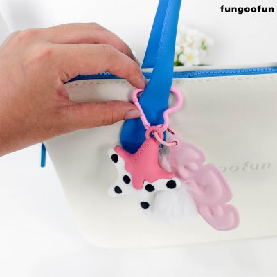 Fungoofun DIY Bag Charm Polka Dot Star พวงกุญแจห้อยกระเป๋า รุ่น G28
