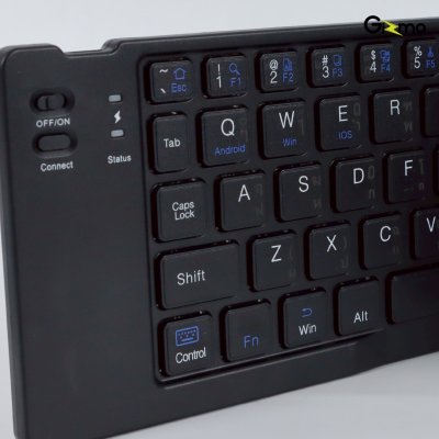 Bluetooth Folding Scissor Foot Keyboard คีย์บอร์ดไร้สาย คีย์บอร์ดบลูทูธ พับได้ รุ่น HB023S