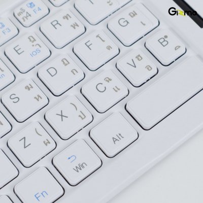 Bluetooth Folding Scissor Foot Keyboard คีย์บอร์ดไร้สาย คีย์บอร์ดบลูทูธ พับได้ รุ่น HB023S