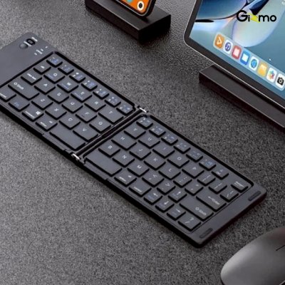 Bluetooth Folding Scissor Foot Keyboard คีย์บอร์ดไร้สาย คีย์บอร์ดบลูทูธ พับได้ รุ่น HB023S
