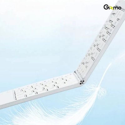 Bluetooth Folding Scissor Foot Keyboard คีย์บอร์ดไร้สาย คีย์บอร์ดบลูทูธ พับได้ รุ่น HB023S