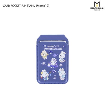 Molan Cano Card Pocket Flip Stand ที่ใส่บัตรแม่เหล็ก MagSafe ลาย iCarer Family