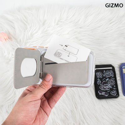 Molan Cano Card Pocket Flip Stand ใส่บัตรหลังมือถือ iCarer Family