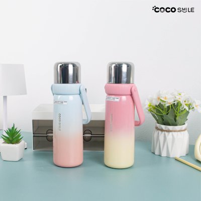 COCOSMILE thermal water boote with handle แก้วเก็บความเย็น รุ่น YD-8913 ขนาด 580 ml
