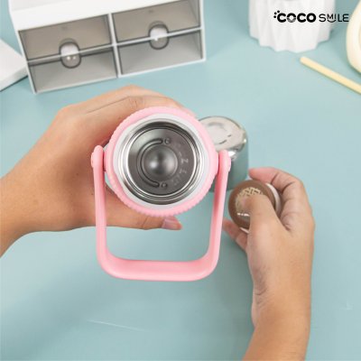 COCOSMILE thermal water boote with handle แก้วเก็บความเย็น รุ่น YD-8913 ขนาด 580 ml