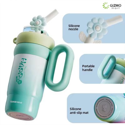 COCOSMILE แก้วเก็บความเย็น Flower Ice Bowl Rotating Handle SUS316 ขนาด 760ml