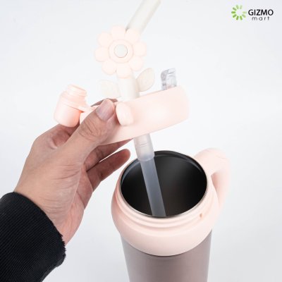 COCOSMILE แก้วเก็บความเย็น Flower Ice Bowl Rotating Handle SUS316 ขนาด 950ml