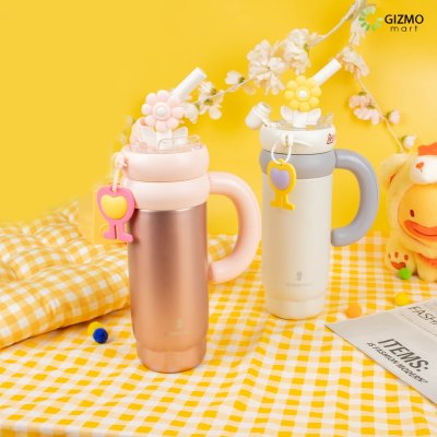 COCOSMILE แก้วเก็บความเย็น Flower Ice Bowl Rotating Handle SUS316 ขนาด 950ml