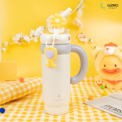 COCOSMILE แก้วเก็บความเย็น Flower Ice Bowl Rotating Handle SUS316 ขนาด 950ml