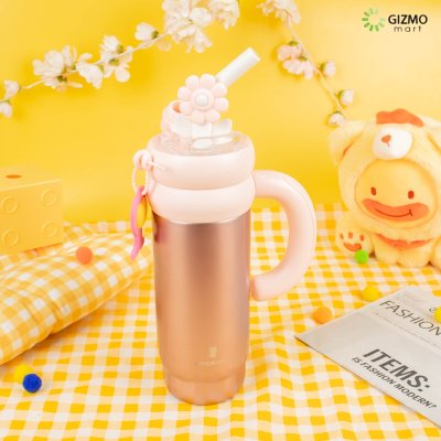 COCOSMILE แก้วเก็บความเย็น Flower Ice Bowl Rotating Handle SUS316 ขนาด 950ml