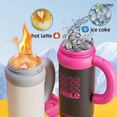 COCOSMILE แก้วเก็บความเย็น Flower Ice Bowl Rotating Handle SUS316 ขนาด 950ml