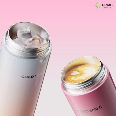 COCOSMILE แก้วเก็บความเย็น Straw Tumbler with Rope SUS316 ขนาด 630ml
