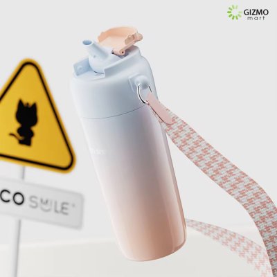 COCOSMILE แก้วเก็บความเย็น Straw Tumbler with Rope SUS316 ขนาด 630ml