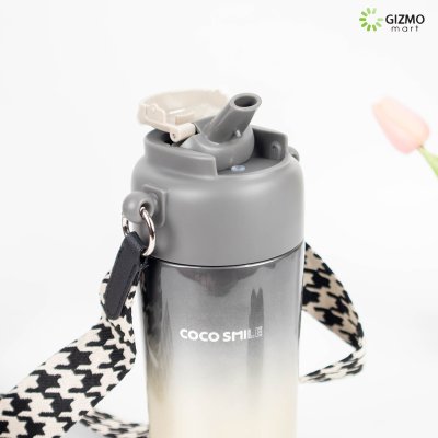 COCOSMILE แก้วเก็บความเย็น Straw Tumbler with Rope SUS316 ขนาด 630ml