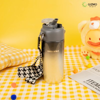 COCOSMILE แก้วเก็บความเย็น Straw Tumbler with Rope SUS316 ขนาด 630ml