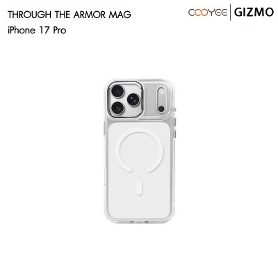 Cooyee Armor Magnetic Case Transparent เคสใสกันกระแทก MagSafe iPhone 17 Series