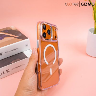 Cooyee Armor Magnetic Case Transparent เคสใสกันกระแทก MagSafe iPhone 17 Series
