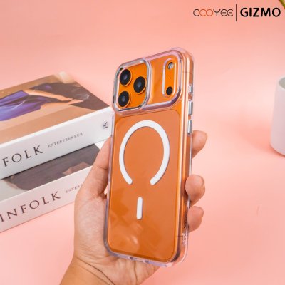 Cooyee Armor Magnetic Case Transparent เคสใสกันกระแทก MagSafe iPhone 17 Series