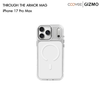 Cooyee Armor Magnetic Case Transparent เคสใสกันกระแทก MagSafe iPhone 17 Series