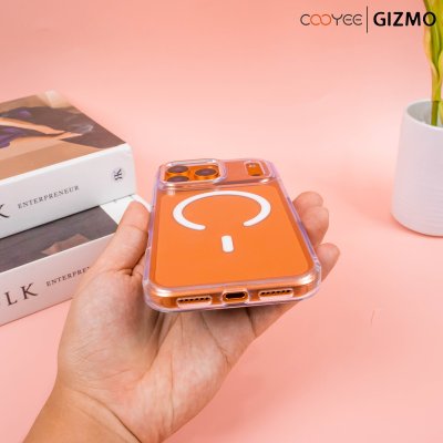 Cooyee Armor Magnetic Case Transparent เคสใสกันกระแทก MagSafe iPhone 17 Series