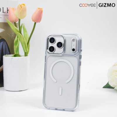 Cooyee Armor Magnetic Case Transparent เคสใสกันกระแทก MagSafe iPhone 17 Series