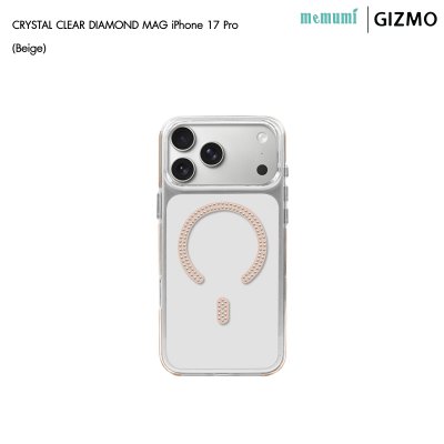 Machino Crystal Clear with Diamond Magsafe iPhone 17