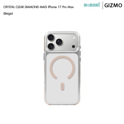 Machino Crystal Clear with Diamond Magsafe iPhone 17