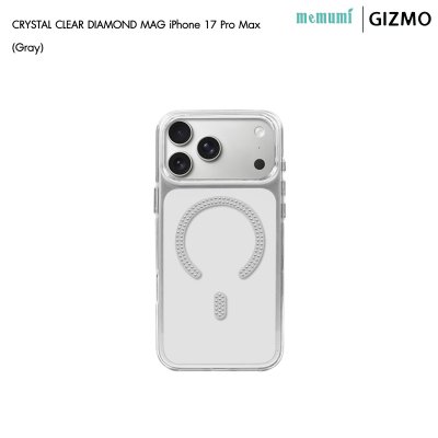 Machino Crystal Clear with Diamond Magsafe iPhone 17