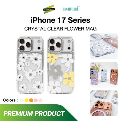 Machino Crystal Clear Magsafe Flower iPhone 17