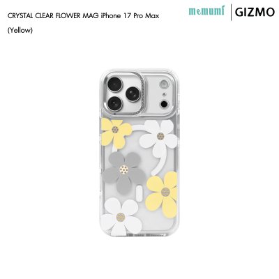 Machino Crystal Clear Magsafe Flower iPhone 17