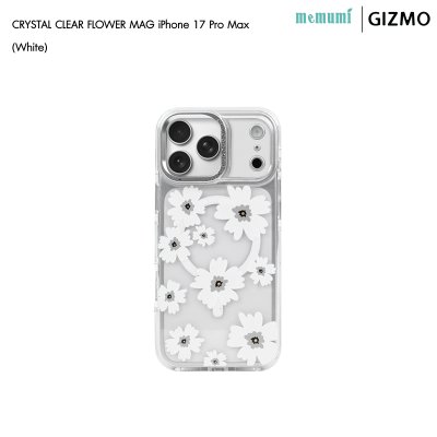 Machino Crystal Clear Magsafe Flower iPhone 17