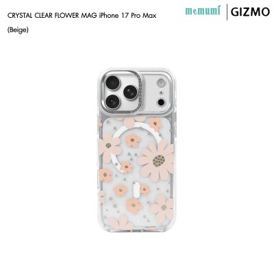 Machino Crystal Clear Magsafe Flower iPhone 17
