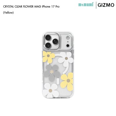 Machino Crystal Clear Magsafe Flower iPhone 17