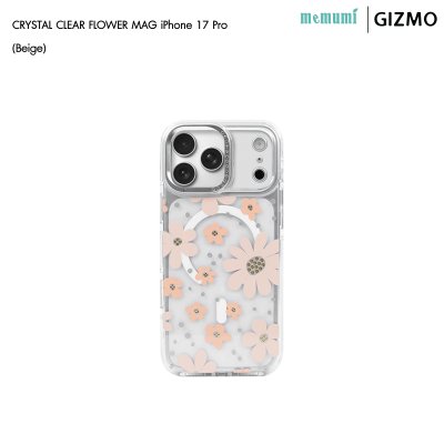 Machino Crystal Clear Magsafe Flower iPhone 17