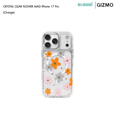 Machino Crystal Clear Magsafe Flower iPhone 17