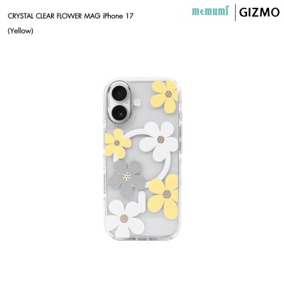 Machino Crystal Clear Magsafe Flower iPhone 17