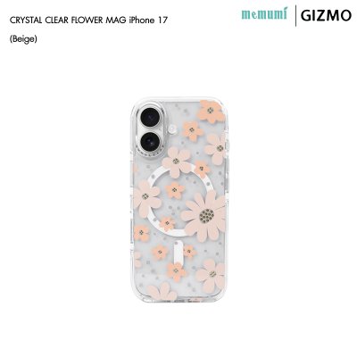Machino Crystal Clear Magsafe Flower iPhone 17