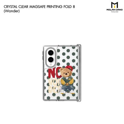 Molan Cano Crystal MagSafe Case เคสใสลวดลายสกรีน รองรับ MagSafe สำหรับ Samsung Galaxy Z Fold 8