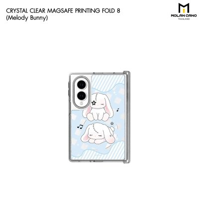 Molan Cano Crystal MagSafe Case เคสใสลวดลายสกรีน รองรับ MagSafe สำหรับ Samsung Galaxy Z Fold 8