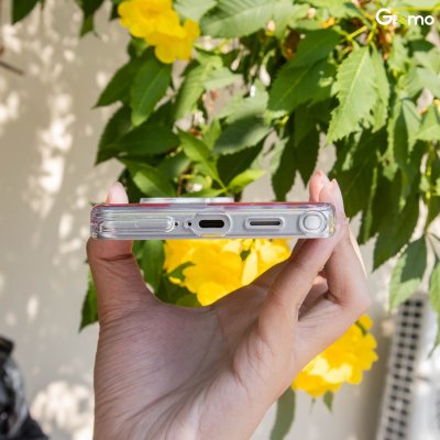 Machino Crystal Clear Magsafe เคสใสกันกระแทกลายแฟชั่น S26 Ultra Series