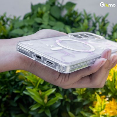 Machino Crystal Clear Magsafe เคสใสกันกระแทกลายแฟชั่น S26 Ultra Series