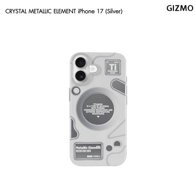 Gizmo Crystal Metallic Element Case เคสใสลายตารางธาตุไทเทเนียม รองรับ MagSafe iPhone 17