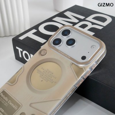 Gizmo Crystal Metallic Element Case เคสใสลายตารางธาตุไทเทเนียม รองรับ MagSafe iPhone 17