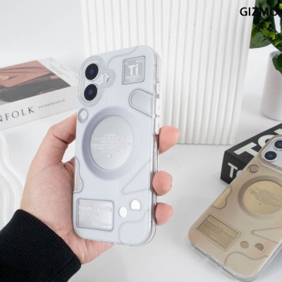 Gizmo Crystal Metallic Element Case เคสใสลายตารางธาตุไทเทเนียม รองรับ MagSafe iPhone 17