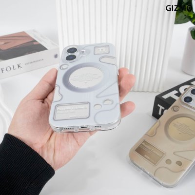 Gizmo Crystal Metallic Element Case เคสใสลายตารางธาตุไทเทเนียม รองรับ MagSafe iPhone 17