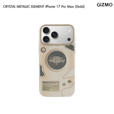 Gizmo Crystal Metallic Element Case เคสใสลายตารางธาตุไทเทเนียม รองรับ MagSafe iPhone 17