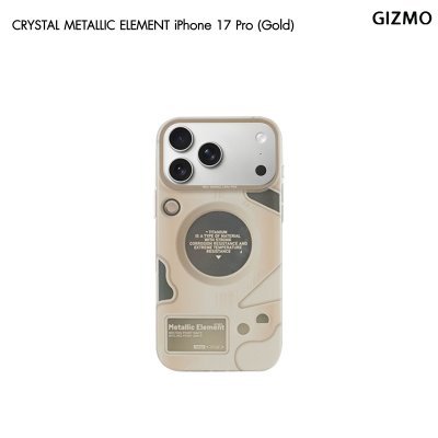 Gizmo Crystal Metallic Element Case เคสใสลายตารางธาตุไทเทเนียม รองรับ MagSafe iPhone 17