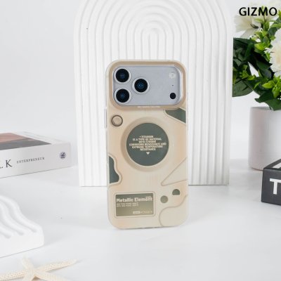Gizmo Crystal Metallic Element Case เคสใสลายตารางธาตุไทเทเนียม รองรับ MagSafe iPhone 17