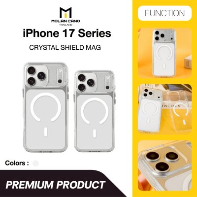 Molan Cano Crystal Shield Magsafe  เคสใสพรีเมียม สำหรับ iPhone 17