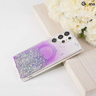Gizmo เคส รุ่น Defense Candy Glitter case เคสสำหรับชาร์จ เคสใสมีกลิตเตอร์ samsung s24+/24 ultra